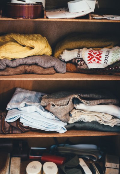 tidiness in the wardrobe